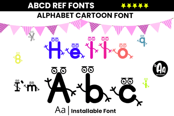 Alphabet Cartoon: A Fun and Engaging Font for Web Design