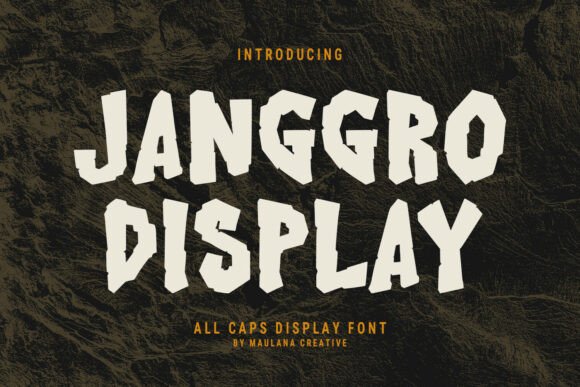 Boost Your Campaign with Janggro, the Eye-Catching Display Font