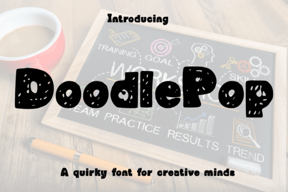 Bring Whimsy to Your Brand with Doodlepop Font