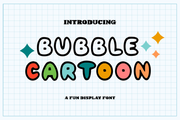 Bubble Cartoon: A Playful Display Font for Editorial Design