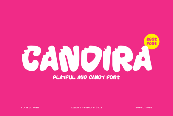 Candira: A Sweet and Playful Font for Crafters