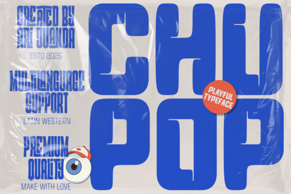 Chupop: A Playful Display Font for Eye-Catching Web Design