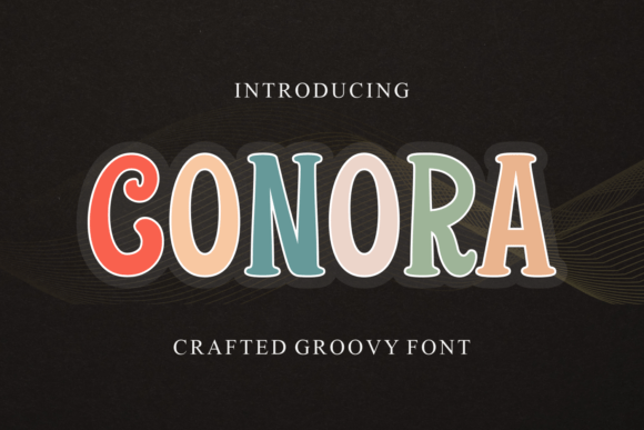 Conora: A Bold and Playful Display Font for Web Design