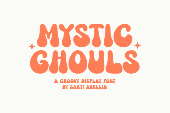 Discover Mystic Ghouls: A Whimsical Display Font for Editorial Design