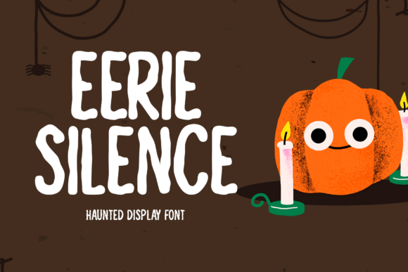 Eerie Silence: The Perfect Haunted Display Font for Web Design