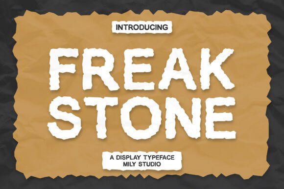 Enhance Your Web Design with Freak Stone Font