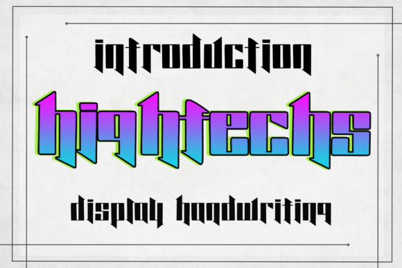 Enhance Your Web Design with Hightechs Font