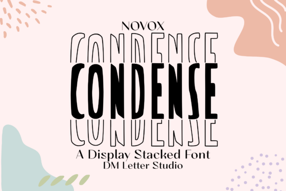 Novox Condense Stacked: A Bold Display Choice