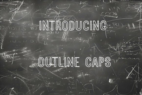 Outline Caps: A Versatile Font for Creative Branding
