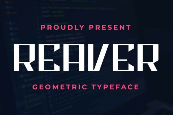 Reaver: A Bold Font for Eye-Catching Craft Projects