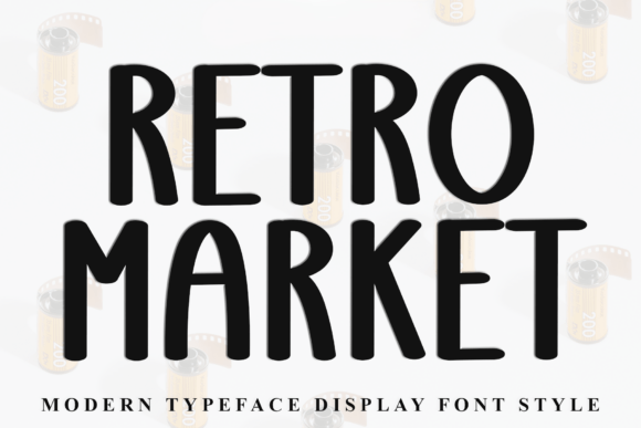 Retro Market: A Bold and Stylish Display Font for Modern Campaigns