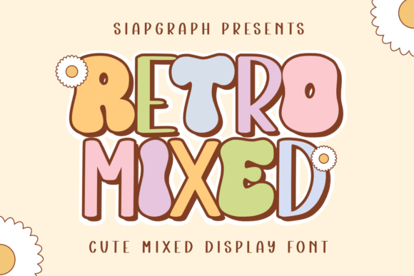 Retro Mixed: A Charming Display Font for Editorial Design