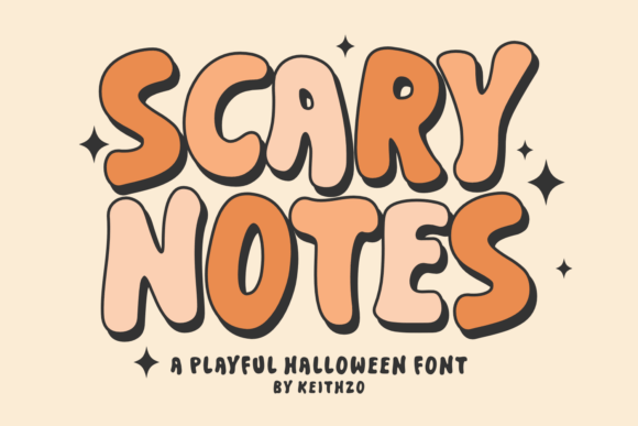 Scary Notes: A Stylish Retro Display Font for Editorial Edge