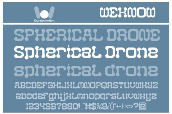 Spherical Drone: The Versatile Font for Craft and Design