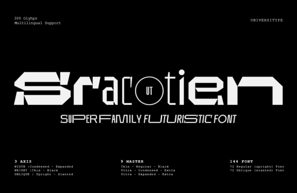 Ut Sracotien: A Versatile Typeface for Editorial Design